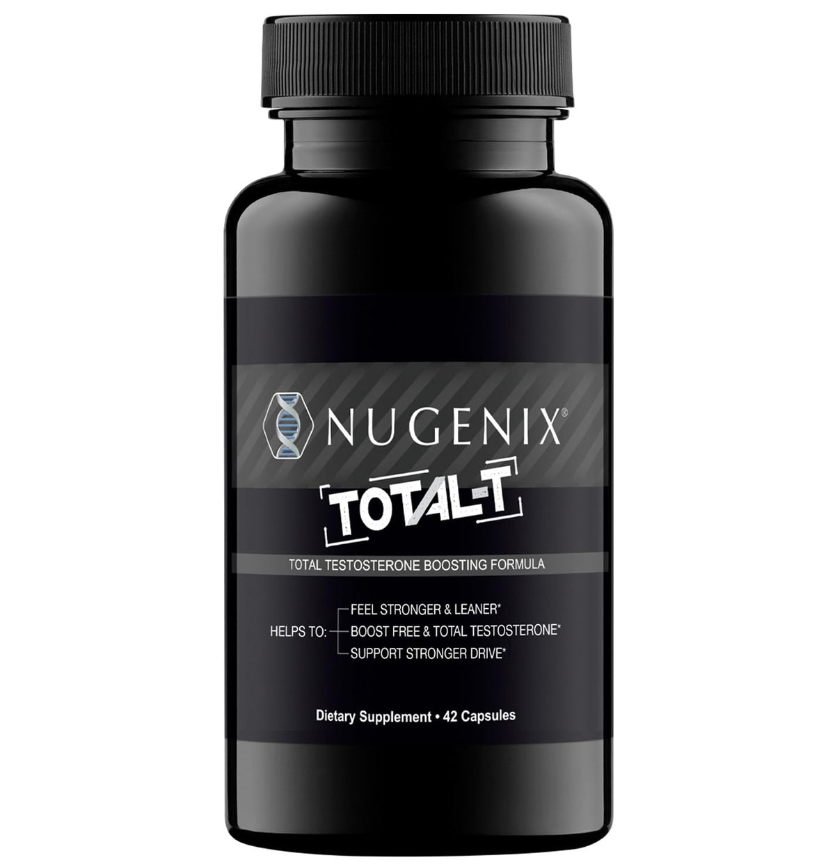 Nugenix Total-T, Free and Total Testosterone Booster Supplement for Men, 90 Count