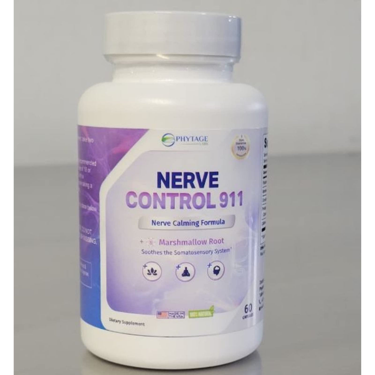 Nerve Control 911 - Natural Plant Based Nerve Health Supplement