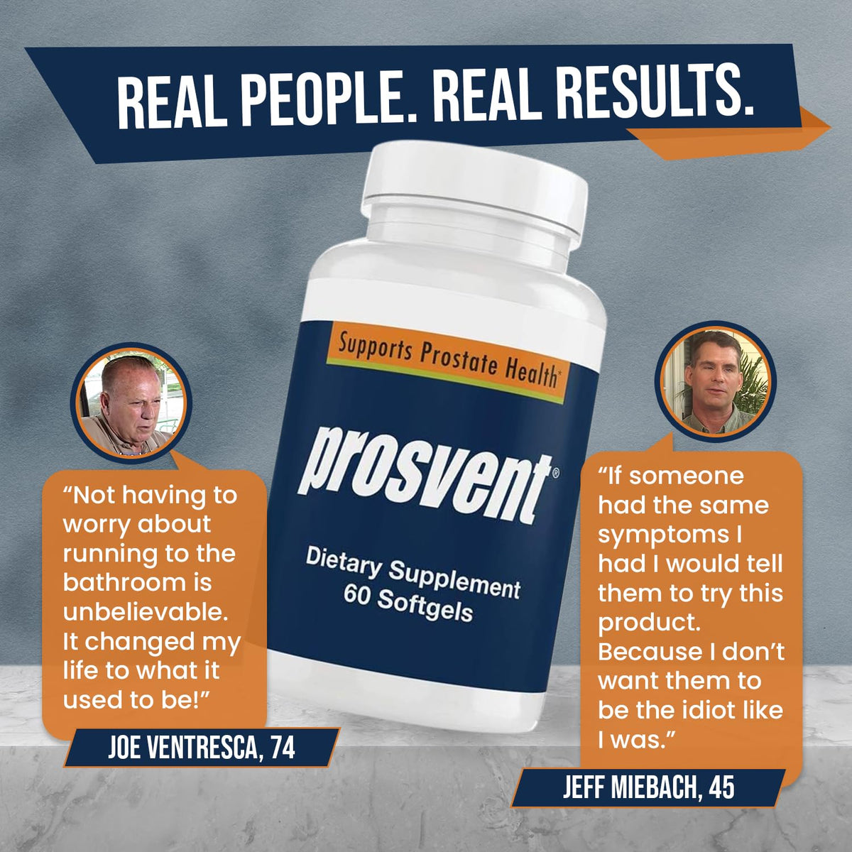 Prosvent Advanced Men's Prostate Support Natural Supplement 60 softgels
