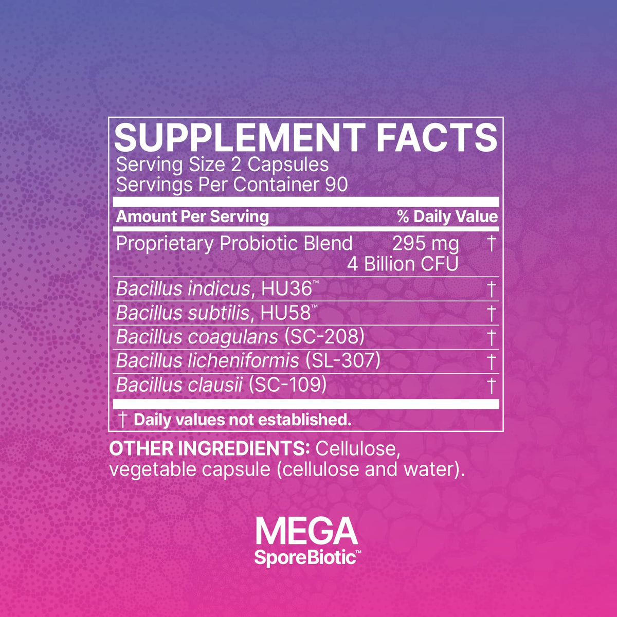 MegaSporeBiotic Probiotics – Spore-Based Digestive Support for Women & Men (180 Capsules)