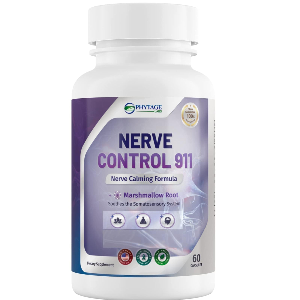 Nerve Control 911 - Natural Plant Based Nerve Health Supplement