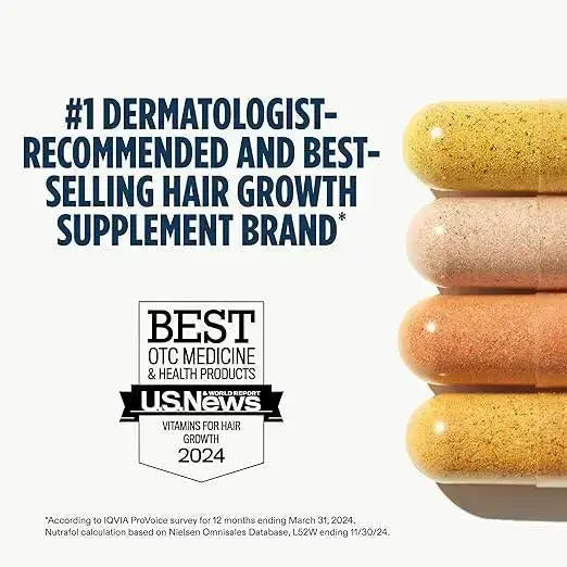 Nutrafol Men's Hair Growth Supplements Pack of 3, Clinically Tested for Visibly Thicker Hair and Scalp Coverage, Dermatologist Recommended - 1 Month - Jia Sales