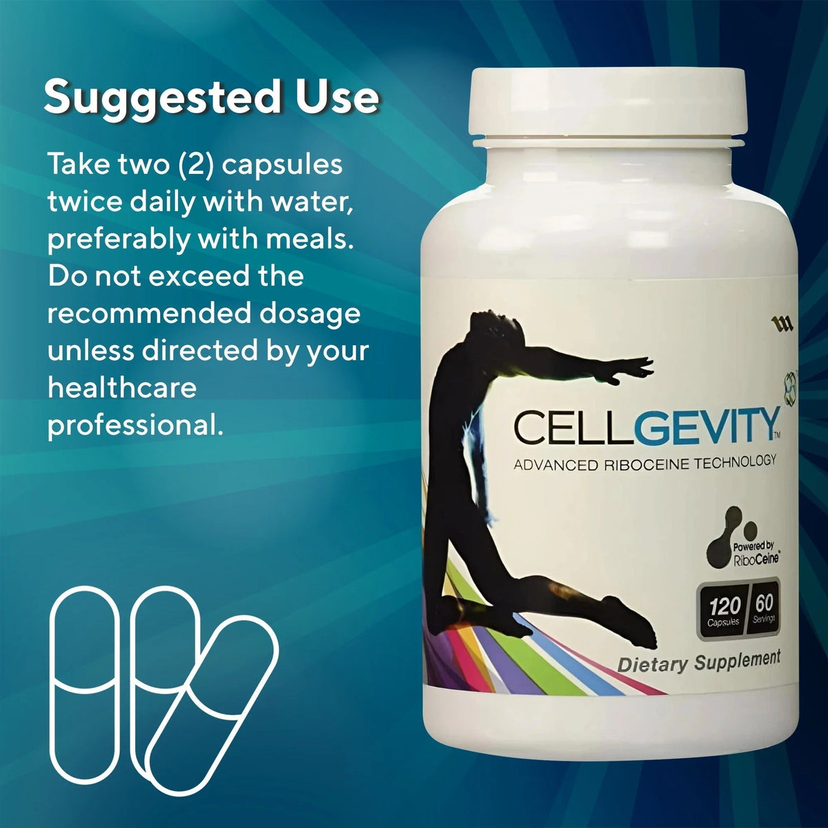 Cellgevity, Advanced Riboceine Technology, 120 Capsules, 60 Servings